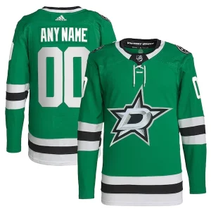 Superb Dallas Stars adidas Home Primegreen Authentic Custom Jersey   Green for a memorable sports moment