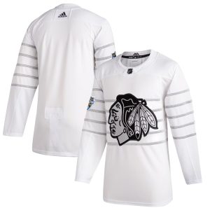 Superb Men's Chicago Blackhawks Adidas White 2020 NHL All Star Game Authentic Jersey to add to your hockey memorabilia collection