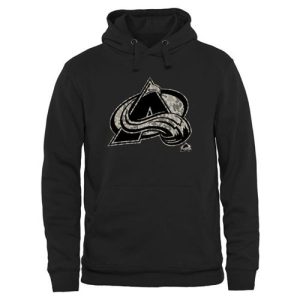 Superb Men's Colorado Avalanche Black Rink Warrior Pullover Hoodie for a valuable hockey collectible