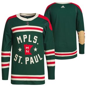 Superb Minnesota Wild Men's Adidas 2022 Winter Classic Authentic NHL Jersey for top   notch game   day wear