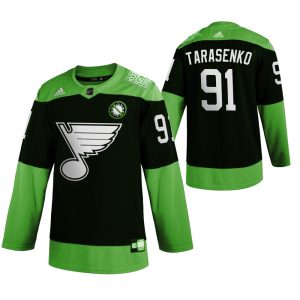 Superb St. Louis Blues #91 Vladimir Tarasenko Men's Adidas Green Hockey Fight nCoV Limited NHL Jersey for die   hard Blackhawks fans
