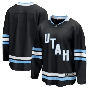 Superb Utah Hockey Club Breakaway Blank Jersey   Black/White to show your team love