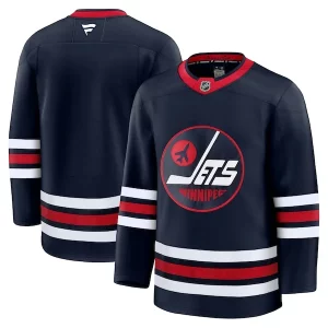 Superb Winnipeg Jets Alternate Premium Jersey   Navy for a valuable hockey collectible