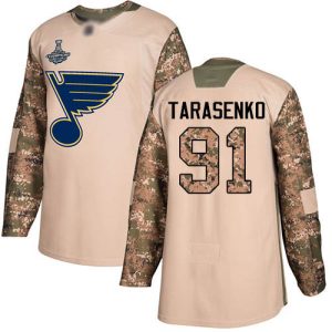 Trendy Adidas Blues #91 Vladimir Tarasenko Camo Authentic 2017 Veterans Day Stanley Cup Champions Stitched Youth NHL Jersey to stand out at the stadium