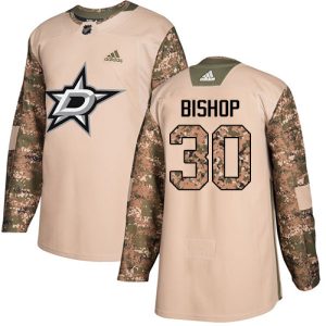 Trendy Adidas Stars #30 Ben Bishop Camo Authentic 2017 Veterans Day Youth Stitched NHL Jersey for a valuable hockey collectible