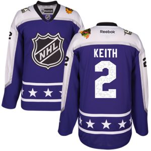 Trendy Blackhawks #2 Duncan Keith Purple 2017 All Star Central Division Women's Stitched NHL Jersey to stand out at the stadium
