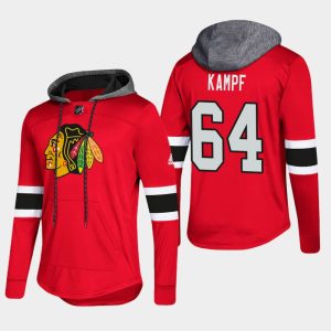 Trendy Blackhawks #64 David Kampf Red 2018 Pullover Platinum Hoodie for a memorable sports moment