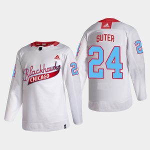 Trendy Chicago Blackhawks #24 Pius Suter Men's White One Community Night NHL Jersey for die   hard Blackhawks fans