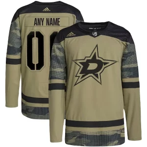 Trendy Dallas Stars adidas Military Appreciation Team Authentic Custom Practice Jersey   Camo for a valuable hockey collectible