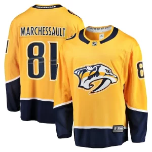 Trendy Jonathan Marchessault Nashville Predators Home Premier Breakaway Player Jersey   Gold for top   notch game   day wear