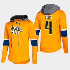 Trendy Predators #4 Ryan Ellis Gold 2018 Pullover Platinum Hoodie to support your favorite players
