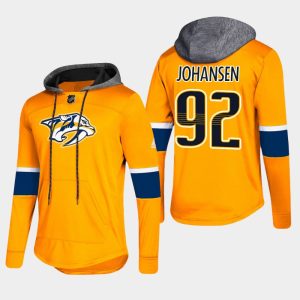 Trendy Predators #92 Ryan Johansen Gold 2018 Pullover Platinum Hoodie for a memorable sports moment