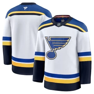 Trendy St. Louis Blues Away Premium Jersey   White/Blue for a memorable sports moment