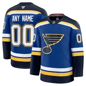 Trendy St. Louis Blues Home Premium Custom Jersey   Blue/White for an exciting hockey game