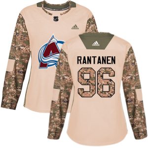 Unique Adidas Avalanche #96 Mikko Rantanen Camo Authentic 2017 Veterans Day Women's Stitched NHL Jersey for a memorable sports moment