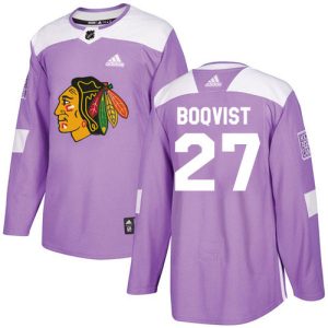 Unique Adidas Blackhawks #27 Adam Boqvist Purple Authentic Fights Cancer Stitched Youth NHL Jersey to add to your hockey memorabilia collection