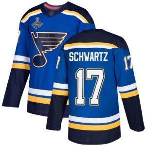 Unique Adidas Blues #17 Jaden Schwartz Blue Home Authentic Stanley Cup Champions Stitched Youth NHL Jersey for a memorable sports moment