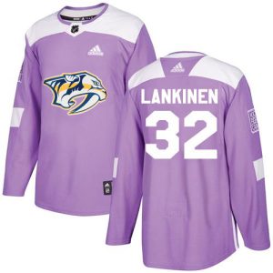 Unique Adidas Predators #32 Kevin Lankinen Purple Authentic Fights Cancer Stitched Youth NHL Jersey to add to your hockey memorabilia collection