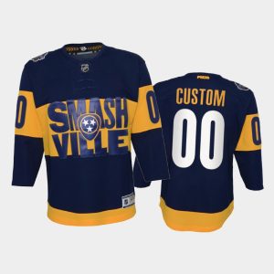 Unique Adidas Predators Custom Youth 2022 Stadium Series Game NHL Jersey   Navy for a memorable sports moment