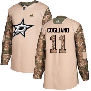 Unique Adidas Stars #11 Andrew Cogliano Camo Authentic 2017 Veterans Day Youth Stitched NHL Jersey to show your team love