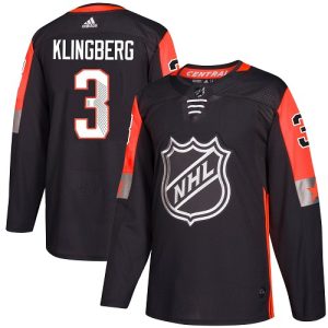 Unique Adidas Stars #3 John Klingberg Black 2018 All Star Central Division Authentic Youth Stitched NHL Jersey to stand out at the stadium