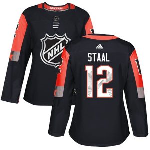 Unique Adidas Wild #12 Eric Staal Black 2018 All Star Central Division Authentic Women's Stitched NHL Jersey for an exciting hockey game