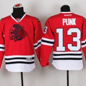 Unique Blackhawks #13 Punk Red(Red Skull) Stitched Youth NHL Jersey for top   notch game   day wear
