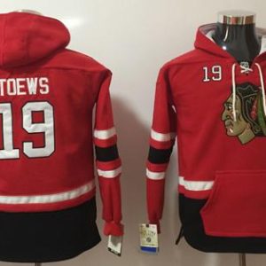 Unique Blackhawks #19 Jonathan Toews Red Youth Name & Number Pullover NHL Hoodie to show your team love