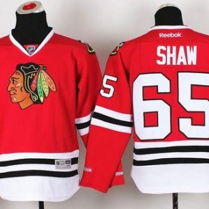 Unique Blackhawks #65 Andrew Shaw Red Stitched Youth NHL Jersey for top   notch game   day wear
