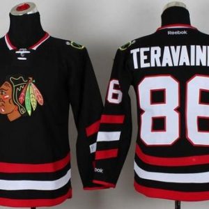 Unique Blackhawks #86 Teuvo Teravainen Black 2014 Stadium Series Stitched Youth NHL Jersey for true hockey enthusiasts
