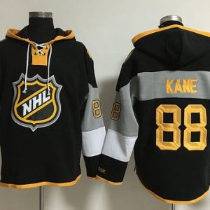 Unique Blackhawks #88 Patrick Kane Black 2016 All Star NHL Hoodie for an exciting hockey game
