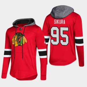 Unique Blackhawks #95 Dylan Sikura Red 2018 Pullover Platinum Hoodie for a memorable sports moment