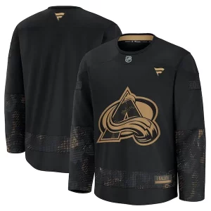 Unique Colorado Avalanche 2024 Military Appreciation Practice Jersey   Black for an exciting hockey game