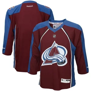 Unique Colorado Avalanche Reebok Blank Replica Jersey   Maroon for top   notch game   day wear