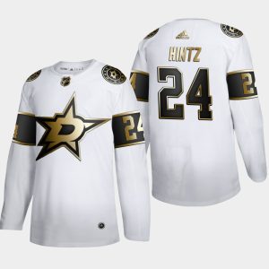 Unique Dallas Stars #24 Roope Hintz Men's Adidas White Golden Edition Limited Stitched NHL Jersey for true hockey enthusiasts