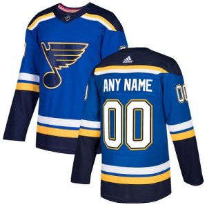 Unique Men's Adidas Blues Personalized Authentic Royal Blue Home NHL Jersey for top   notch game   day wear
