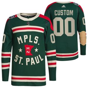 Unique Minnesota Wild Custom Men's Adidas 2022 Winter Classic Authentic NHL Jersey to show your team love