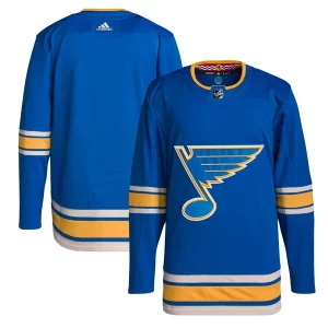 Unique St. Louis Blues adidas Men's Alternate Authentic Jersey   Blue for true hockey enthusiasts
