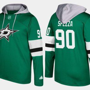 Unique Stars #90 Jason Spezza Green Name And Number Hoodie for true hockey enthusiasts