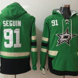 Unique Stars #91 Tyler Seguin Green Name & Number Pullover NHL Hoodie to support your favorite players