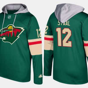 Unique Wild #12 Eric Staal Green Name And Number Hoodie for a memorable sports moment