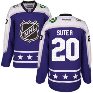 Unique Wild #20 Ryan Suter Purple 2017 All Star Central Division Women's Stitched NHL Jersey to stand out at the stadium